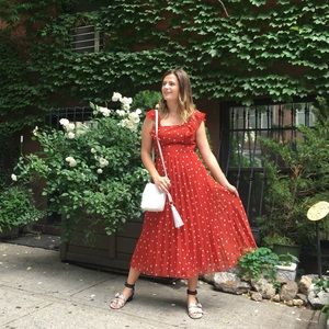 ASOS polka dot dress